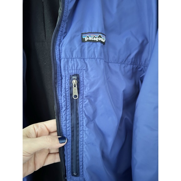 Patagonia Jacket Men’s Large Fleece Lined Windbreaker Shell - Picture 3 of 7